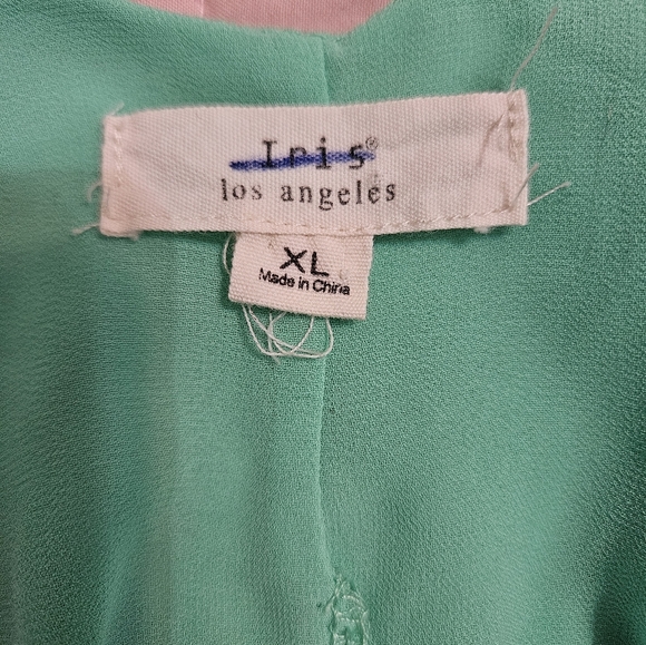 Mint Green Sleeveless Women's Top - Picture 5 of 5